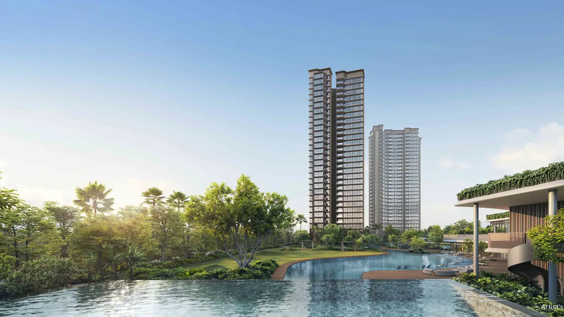 Thomson Reserve architectural exterior view